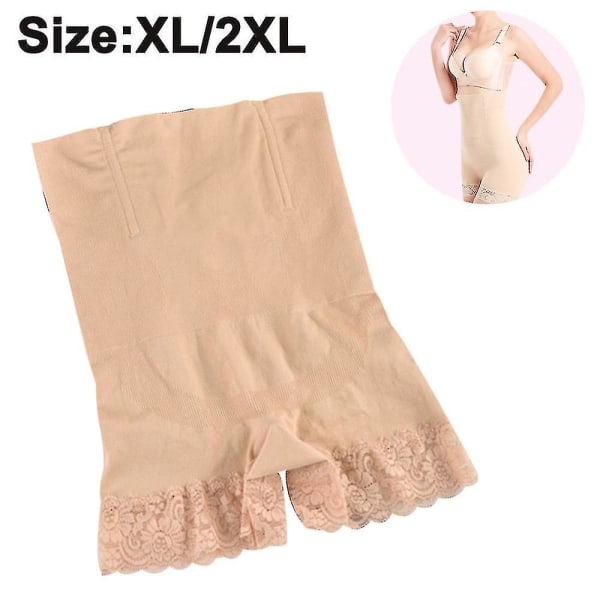 Högmidjade yogashorts för kvinnor med sidofickor, magkontroll, löpning, gym, träningsshorts för damer (hudfärg)