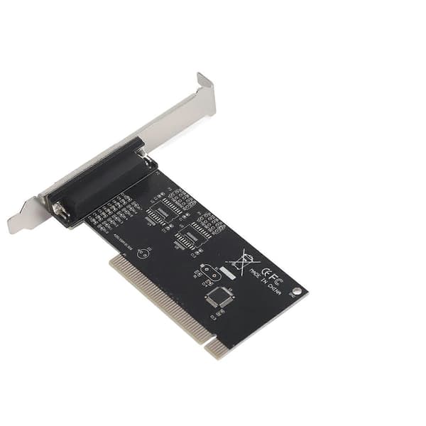 PCI til Parallel 25pin DB25 Utvidelseskort LPT Kontroller Port Adapter for Stasjonær PC Skriver