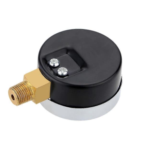Trykmåler - 0 - 30 psi 0 - 2 bar Mini skivemåler kompressormålere hydraulisk trykmåler Ga
