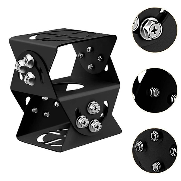 Universellt säkerhetskamerafäste, robust, enkel installation, kamerahållare med metallbas för inomhus, utomhus, hushåll, hotell