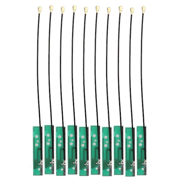 10 stk. Indbygget WiFi Antenne 2.4G 5.8G Dual Band 3dBi IPEX Interface Intern Antenne til Trådløs Overvågning