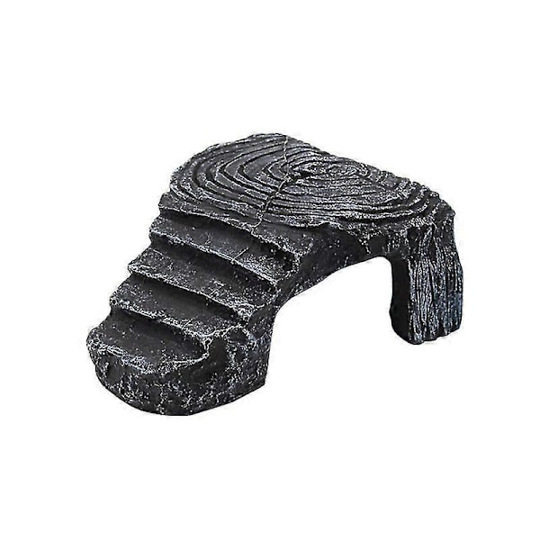 Skildpadde Solplatform Reptil Platform Tank Akvatisk Vand Frø Klippe Stige Akvarium Dekoration Small