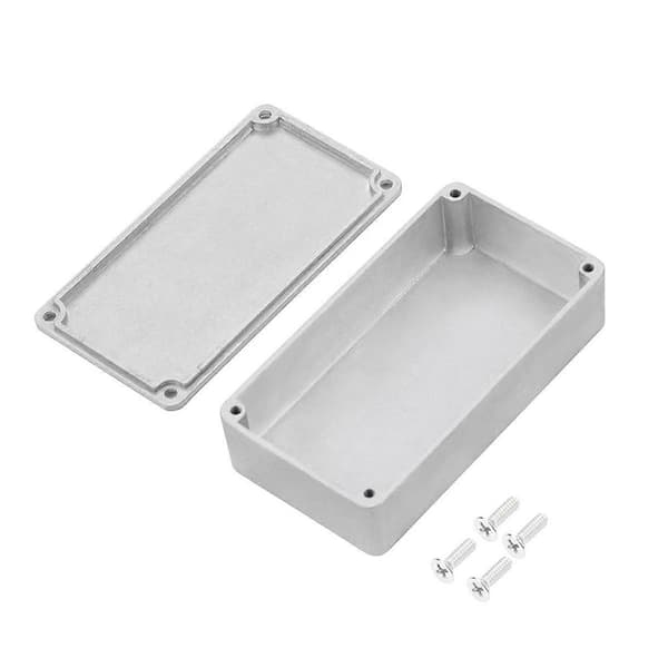 4 stk. 1590B Gitarpedal Kabinett Aluminium Støpt Stomp Box Kasse Vippebryterboks 112x61x32mm