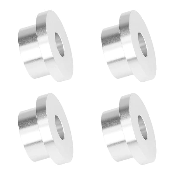 4 stk. Billet Styreforhøyerforing Solid CNC T6 Aluminiumlegering Tilbehørssett Kit for FXRSølv