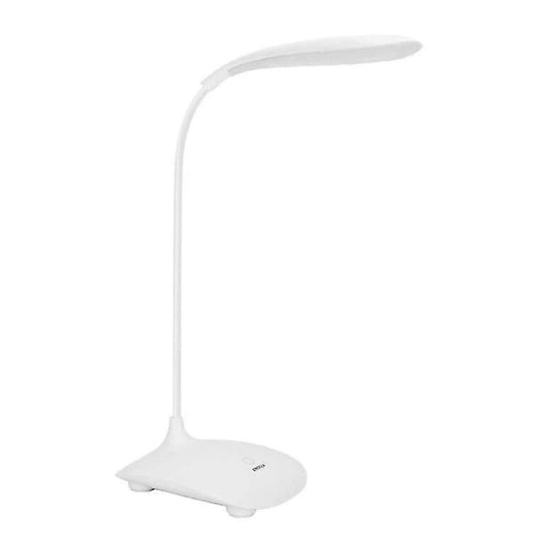 Moteriktig LED skrivebordslampe arbeidslesing øyebeskyttelse USB-lading sammenleggbar berøringsdimming skrivebordslys