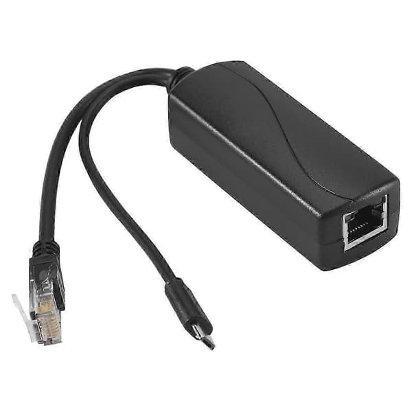 Micro-USB POE Splitter 48V til 5V2A/3A Mini USB Strømforsyning National Standard med Smartphone Opladning