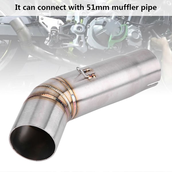 Motorcykel Komplett Avgassystem Ventil Mellanrör Anslutning för Suzuki GSX-R600/GSX-R750 K8 2008