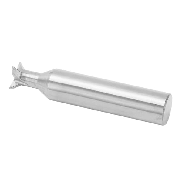 Svalehalefræser Karbid 12mm Skaftdiameter 4 Fløjter 60mm Lang Universal Svalehalefræser 45