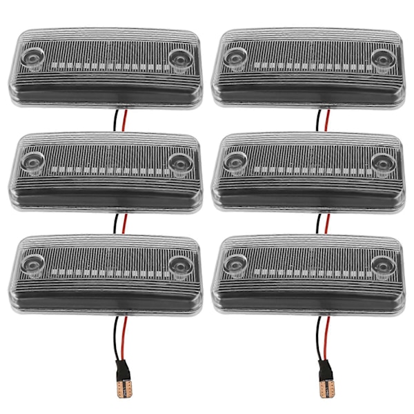 6x Klare LED Sidemarkeringslys for Ducato III Daily IV LF XF 5010306792