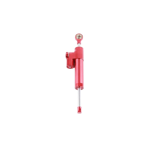 Universal Motorsykkel Aluminium Legering Styredemper Stabilisator Sikkerhetskontroll (Rød)