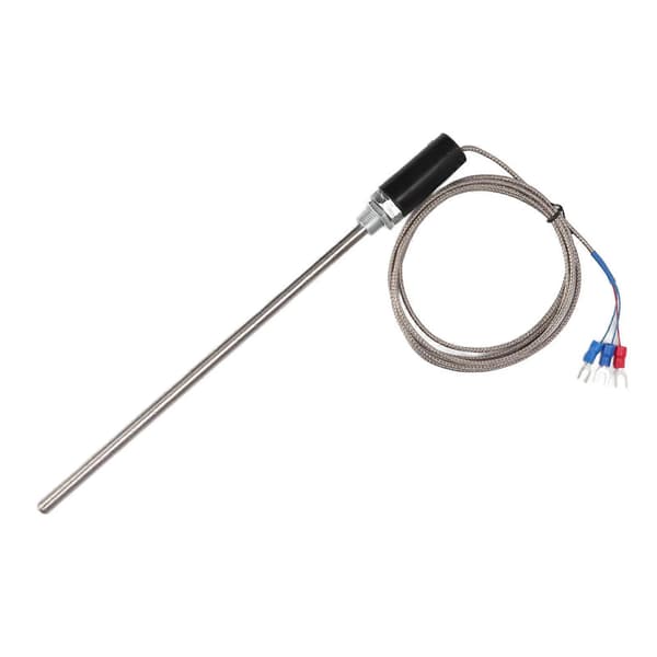 M12 Probe Termoelement PT100 Temperaturføler i rustfritt stål, probe 200mm 0-400C 2m