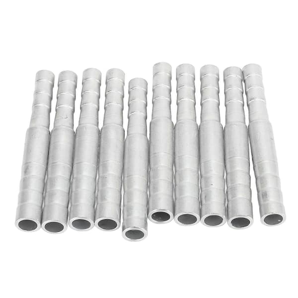 50 stk. Luftkonditioneringsslange Barb Fitting Aluminium Rørforbindelse Universal Pasform til Bil Lastbil Ingeniørmodifikation 9mm til 11mm Muffe