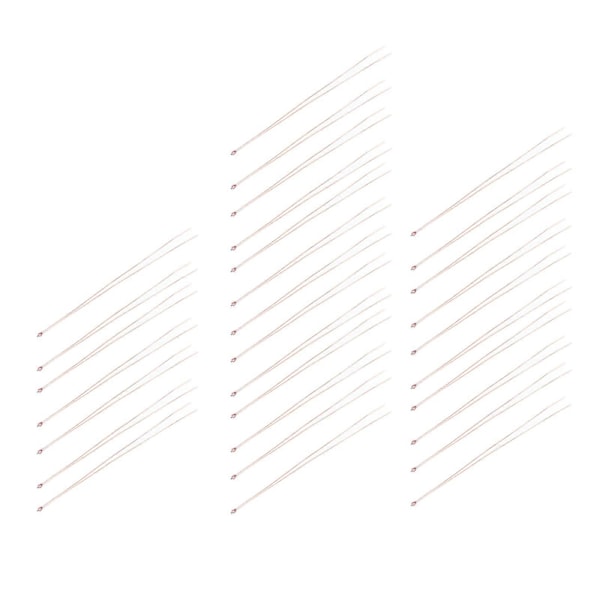 30 st MF51 Enkelhuvud Glasförseglad Termistor Högtemperaturbeständig NTC Termisk Resistor MF51 203F B3950 L65 (20K B3950)