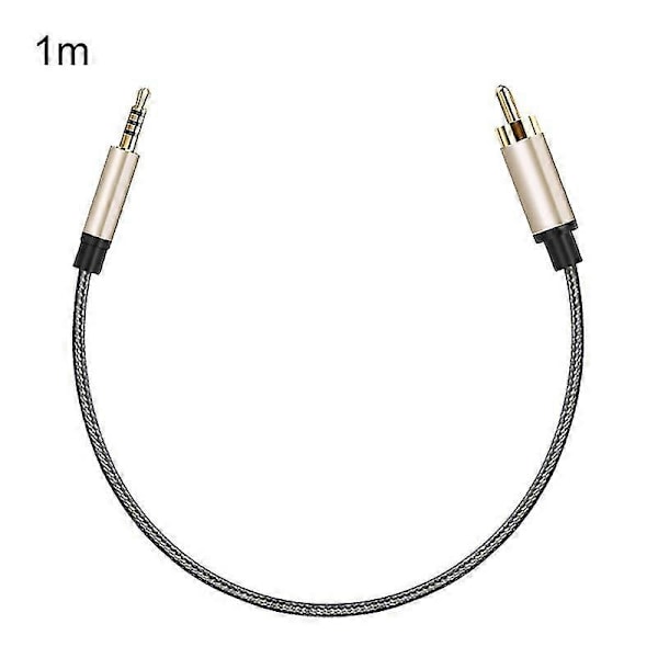 1/2m Rca Til Aux 3.5mm Jack Koaksial Audio Stik Kabel Til Xiao-mi 1/2 Tv 1M