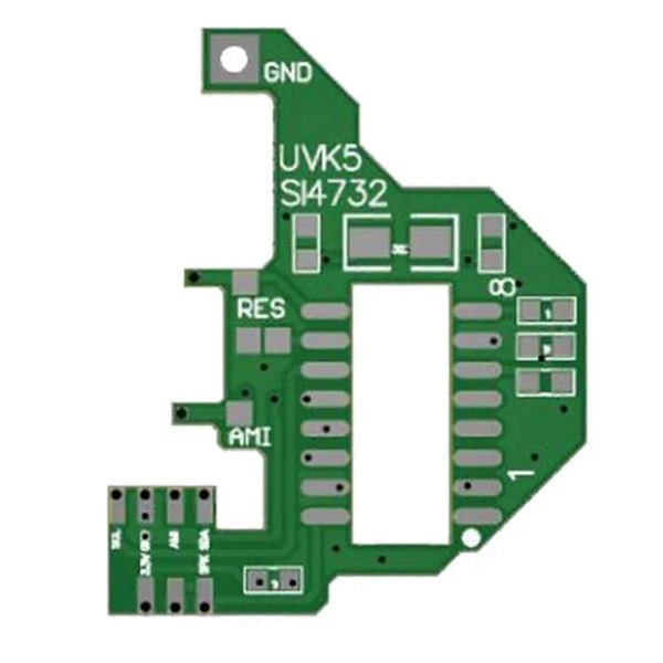 Krystaloscillator Komponent Modifikationsmodul V2 (FPC Version) til UV-K5 UV-K6