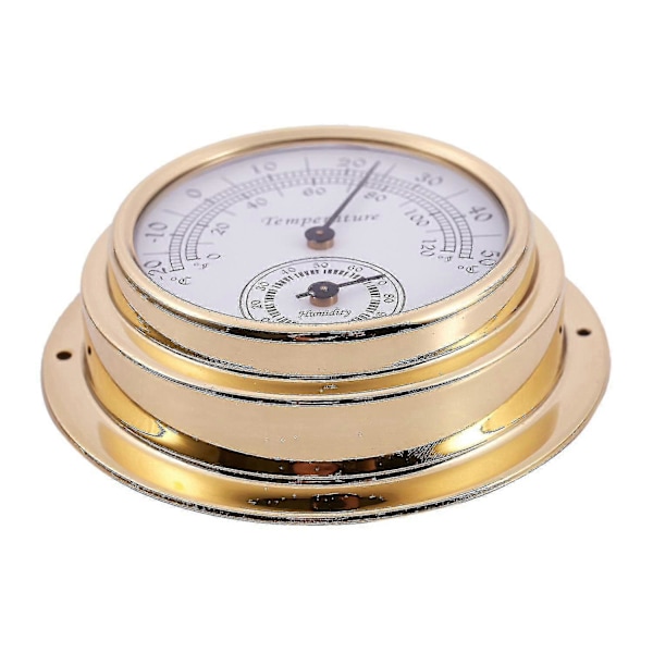 Termometer Hygrometer Barometer Ur & Klok 2 Hele Sæt Vejrstation Måler
