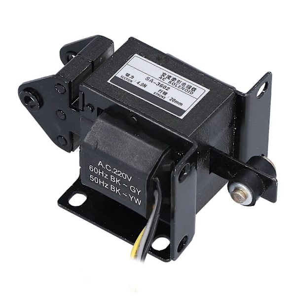 BERM AC Solenoid Elektromagnet Traction Push Pull Elektrisk Magnet AC220V SA?3602