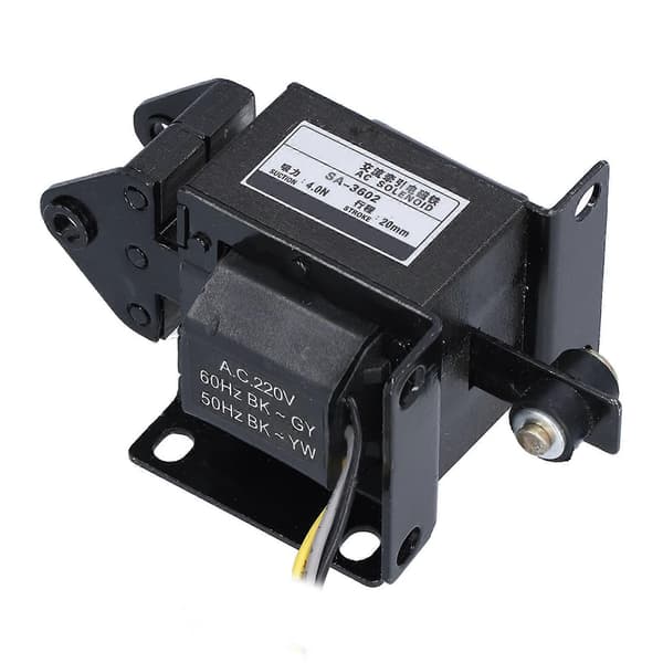 BERM AC Solenoid Elektromagnet Trækkraft Push Pull Elektrisk Magnet AC220V SA?3602