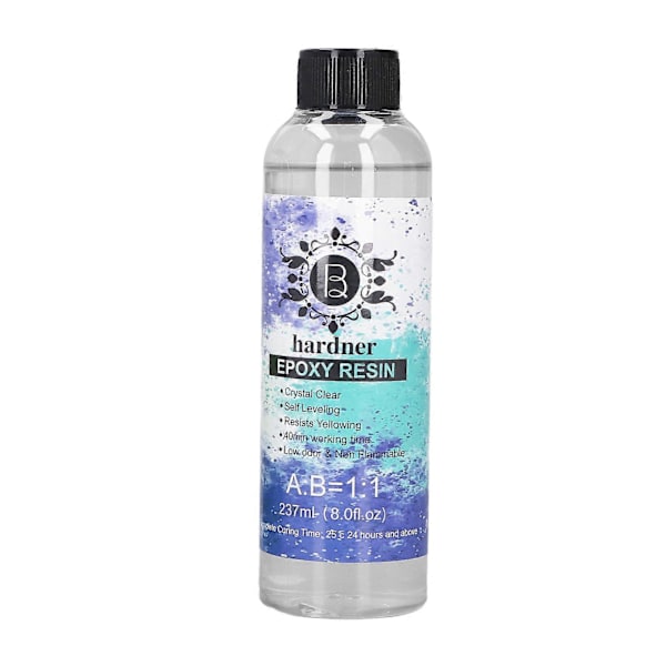 AB Lim Krystalklar Epoxy Resin Sæt Støbning Belægning Nem Blanding til Flod Bordplader DIY Forme