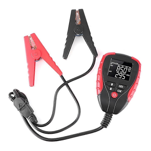 AE310 Bilbatteri Belastningstester Digital 12V LCD Display Køretøjsanalysator Diagnostisk Værktøj