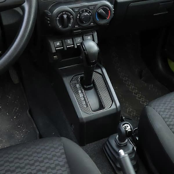 Gear Shift Panel Cover Trim Sticker til 2019-2020 JB74 JB64 LHD Biltilbehør, Kulfiber
