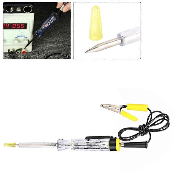 Bil Krets Tester Lys System Probe Test Lampe Spennings Pen Detektor Kobber