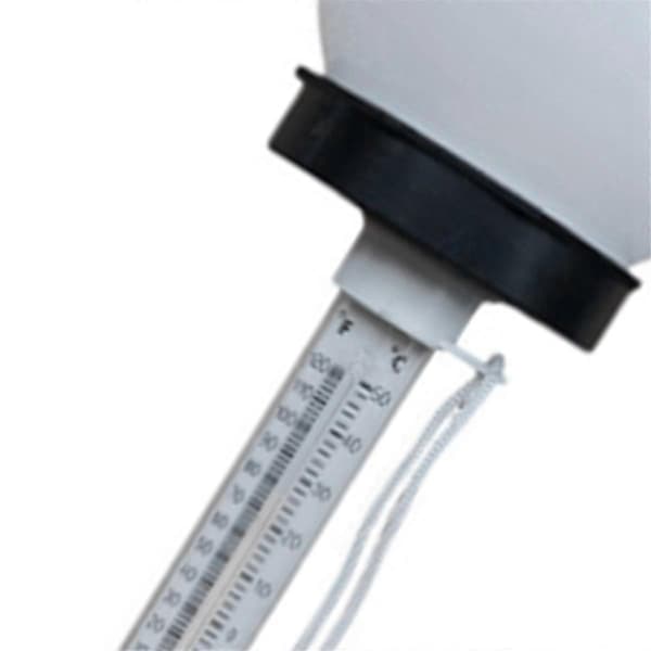 Pool Termometer Flydende Pool Termometer med Solcelledrevet LED-lys til Pool Dam Spa Boblebad Vand Terapeutisk Bad