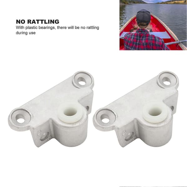2st Båtåra Årtull 14mm Aluminiumskaft Toppmonterad Årtull för Båtar Yachter Skepp