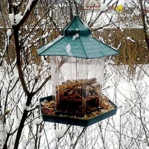 Riippuva lintujen ruokintalaite maapähkinöille, ulkokäyttöön, puutarhaan, ruokintatyökalu Qinhai
