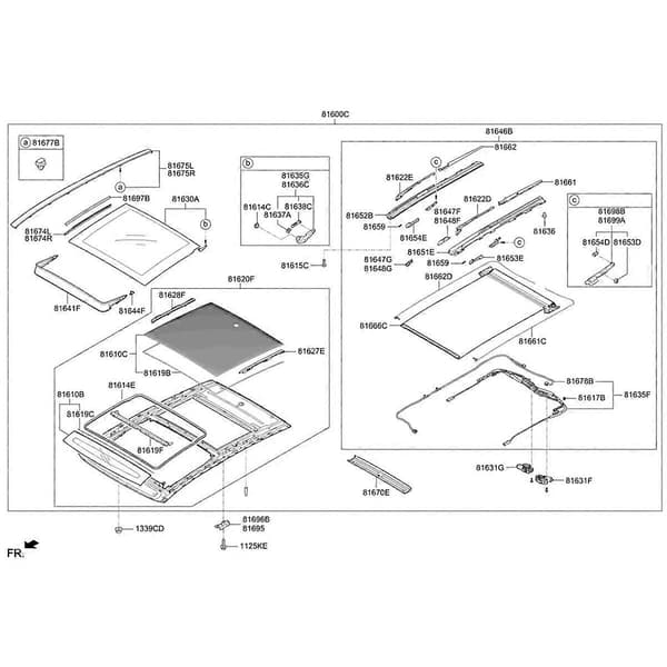 Bil Soltak Brakett for 81635G3000 81636G3000