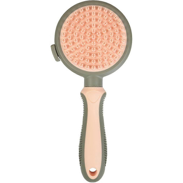 Ryktborste, Hästvårdsutrustning, Hållbar, Ergonomisk och Säker (Grå/Rosa)