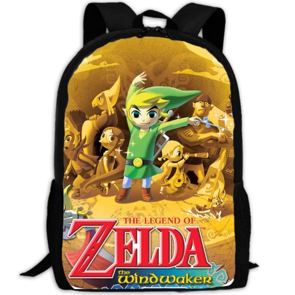 Spel The Legend of Zelda Breath of The Wild Barnryggsäck Kawaii Fritid Kindergarten Student Skolväska Bokväska Barnpresent style 1