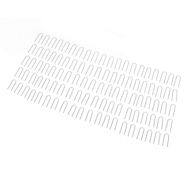 100 stk. høytemperatur nikrom hoppring mini U-hengerkroker for keramisk ornament smykker halskjede laging