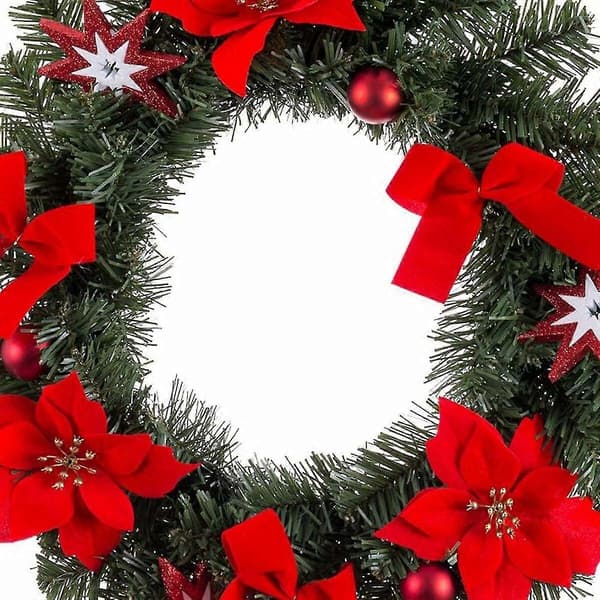 Adventtiseppele Punainen Vihreä Muovi 40 cm