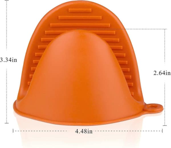 Silikoniset uunikintaat, 4 kpl silikonisia keittiöpatalappuja, silikoni
