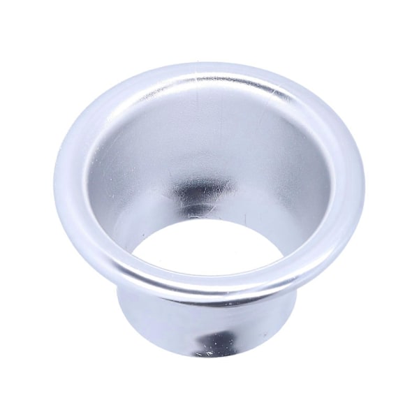 2.6in Kaldluftinntak Turbo Horn Velocity Stack Adapter CNC Aluminium Bilmodifikasjonsdel Sølv