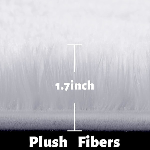 Tflycq Rund Ryamatta för Sovrum, fluffig Cirkelmatta 120x120 cm för Barnrum, lurvig Matta för Tonårsrum, raggig Cirkulär Matta för Barnkammare, luddig P