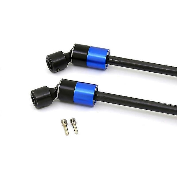 4 st Stål CVD Universal Ledd Drivaxel Uppgraderingsdelar för 1/10 E-Summit RC Biltillbehör, Blå