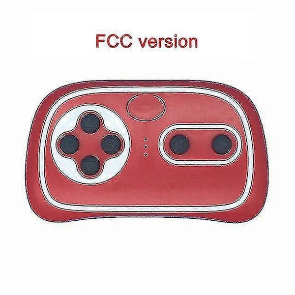 Lasten sähköleluauto Bluetooth-kaukosäätimellä, ohjain pehmeällä käynnistystoiminnolla 2.4g Bluetooth-lähetin [xc] FCC RC red