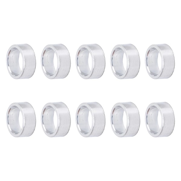 10 st Aluminiumlegering Distans Rund Ogängad Stöd Beslag Ytterdiameter 10mm4mm