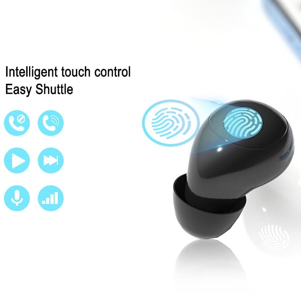 Osynliga Öronproppar Sova Mini Bluetooth Öronproppar Trådlösa Osynliga Bluetooth Hörlurar