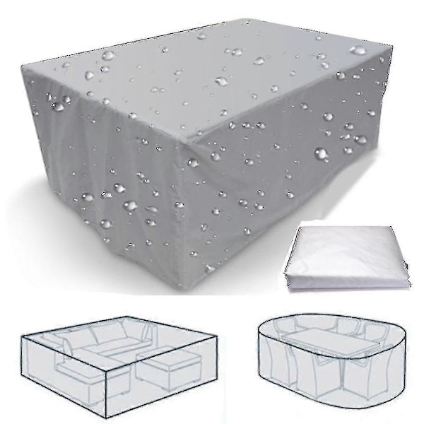 64 Størrelser Vanntett Utendørs Hagemøbler Trekk Regn Snø Stoltrekk 135x135x75cm