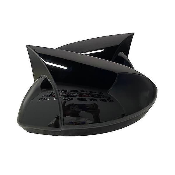 Spejlkappe til Renault Megane 4 2016 2017 2018 2019 2020 Tilbehør Blank Sort Etui BIL Skjold Bright black