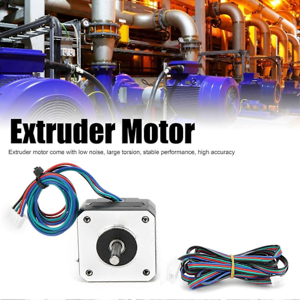 Extrudermotor för Voron V2.4 42?20 20mm Stepper Hög Torsion med 2 meter Förlängningskabel