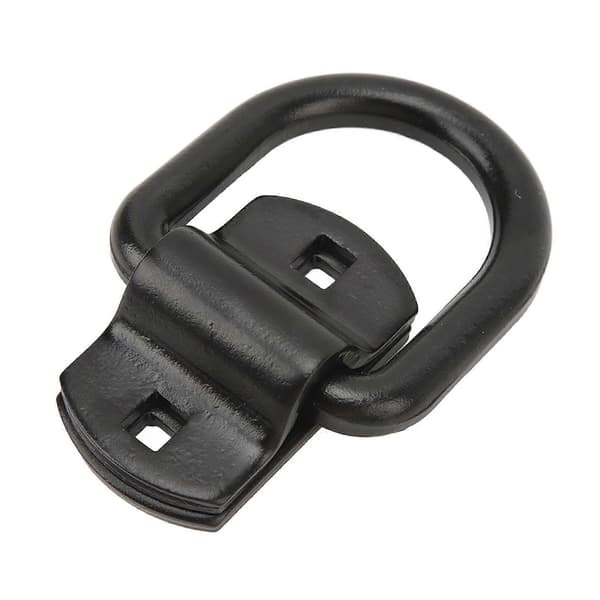 4 stk. Trailer D-ring 12000Lbs Sort Robust Stabil Pålidelig D-ring Surringsanker til Lastbiler Offroad Køretøjer SUV'er