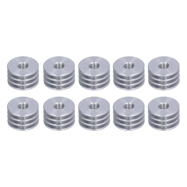 10 stk. 3D Printer Varmerør Mini Aluminium Legering Ekstruder Radiator Tilbehørssæt