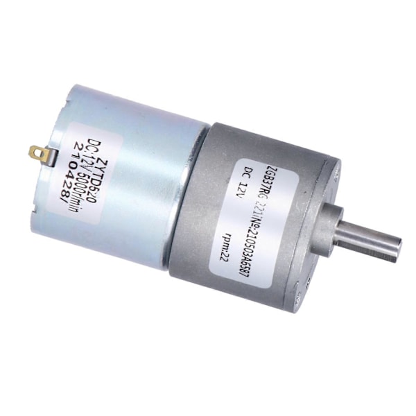 Växelmotor Mikro Hastighetsreducerande Högt Vridmoment Motor med Excentrisk Utgående Axel ZGB37RG DC 12V