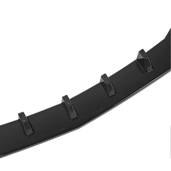 3 st Främre Stötfångarläpp Spoiler Maxton Stil Främre Läpp Body Kit Ersättning för Benz CLA?Klass C117 AMG Line 2016 till 2019 Glansigt Svart