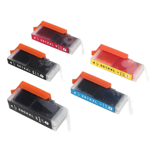 Blækpatron Professionel Printerpatron til PIXMA TS706 TR7560 TR8560 TS6160 TS6260 Kontorartikler BK BK C M Y