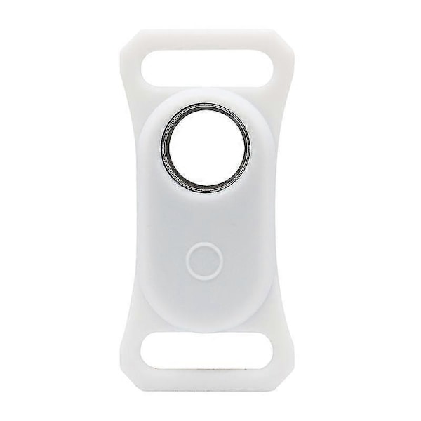 Silikoneetui til kæledyrshalsbånds-tracker til Samsung Galaxy SmartTag2 Stødsikkert Cover White